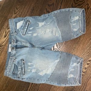 Fashion Nova Mens Jean Shorts